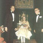 Isabel Tenaille de fallera y Matías Prats hijo Isabel Tenaille de fallera y Matías Prats hijo