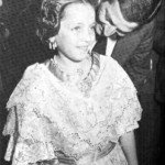 Sonsoles Suárez, fallera mayor infantil de Valencia en el año 1977 Sonsoles Suárez, fallera mayor infantil de Valencia en el año 1977