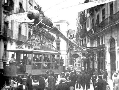 Falla Plaza Mariano Benlliure, 1928.