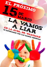 Macrofesta de la Falla Dr. Waksman (15-03-2010) CARTEL WAKSMAN