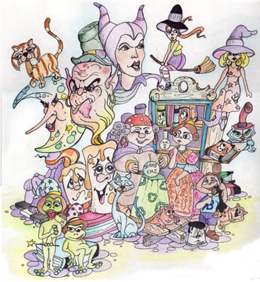 Esbós de la falla infantil de Llinterna-Na Robella 2011 BOCETO FALLA INFANTIL LINTERNA