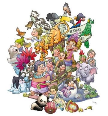 Esbós falla infantil de Convent 2011 convi