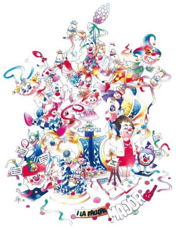 Esbós falla infantil Exposició 2011