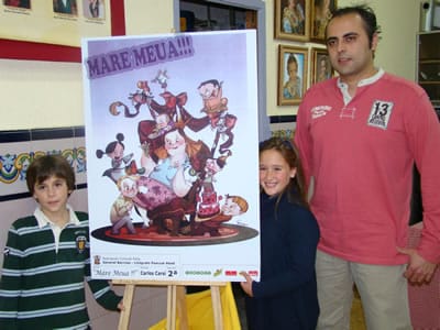 Presentació de l'esbós de la falla infantil de General Barroso 2011 DSC09935