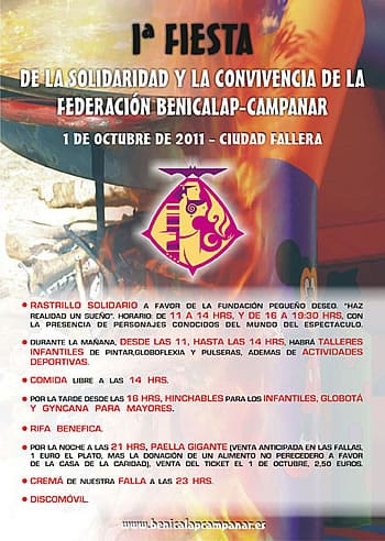 I Festa Solidària de la Federació de Falles de Benicalap Campanar ffbc