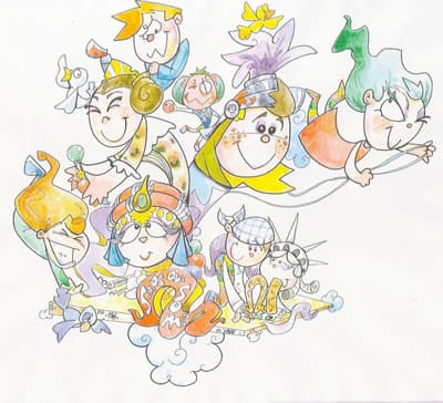 Esbós falla infantil Bosseria 2012 2012 Falla Infantil