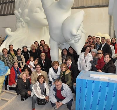 Visita al taller de la falla 2012 de À. Alcàsser-J. Maestre (4) a.alcazar j.maestre visita falla2 p1