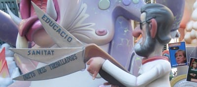 Falla Regne de València-Duc de Calàbria 2012: Rajoy retallant RValencia012