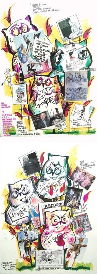 Falla Bisbe Jaume Pérez-Lluís Oliag 2013 (dedicada a Mingote) bisbe