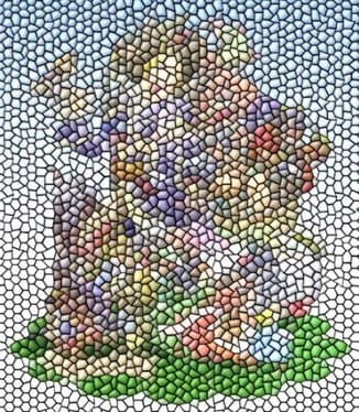 Mosaic de la falla infantil 2013 de Gayano Lluch gayano