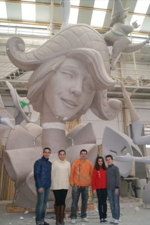 Taller de la falla Just Vilar-Mercat del Cabanyal 2013