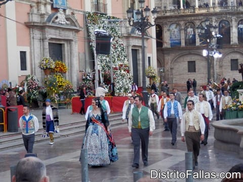 Ofrenda de Flores 2013, Valencia