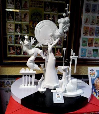 Maqueta de la falla grande.