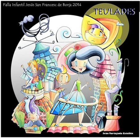 Boceto falla infantil de Zenete 2014