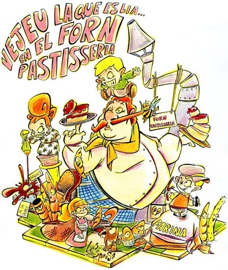 Boceto infantil El Carraixet 2014