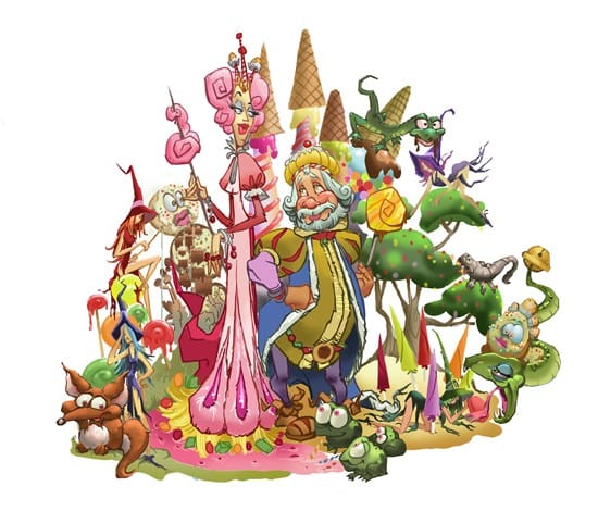 Boceto infantil Gran Via de l'Est 2014