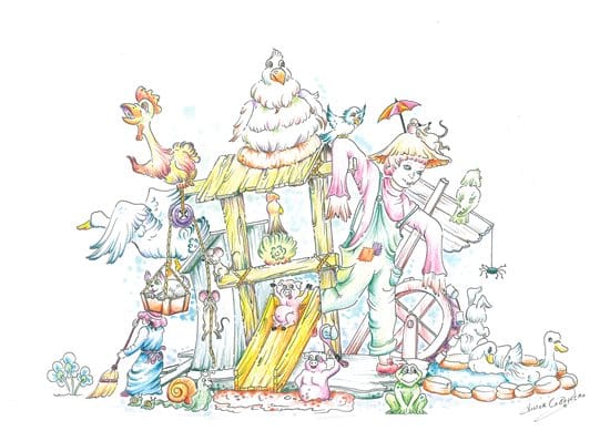 Boceto infantil La Barraca 2014