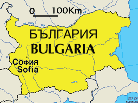 bulgaria map