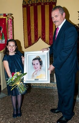 Proclamación fallera mayor infantil de Conchita Piquer-Monestir de Poblet 2014