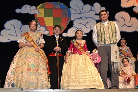 Presentación de la fallera mayor infantil de la Falla Diana (Dénia) 2014