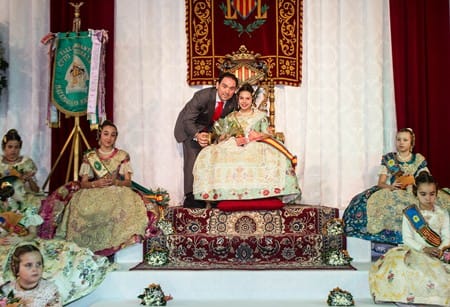 Exaltación de la fallera mayor infantil de Convento 2014