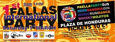 1st Fallas International Party (Falla Plaza de Honduras)