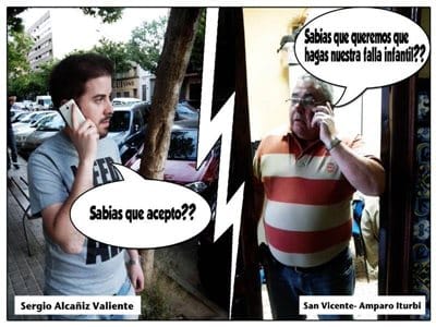 ¿Sergio Alcañiz? Amparo Iturbi al aparato…