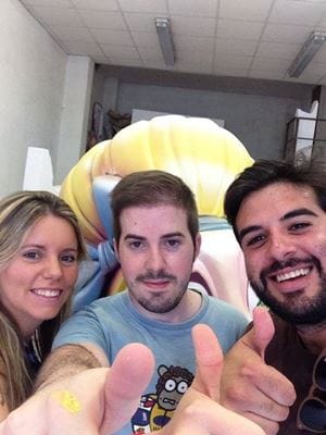 'Selfie' de Sergio Alcañiz en Ciudad Ros Casares