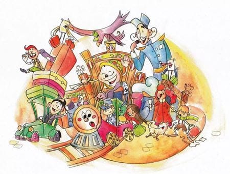 Boceto falla infantil Hierros 2015