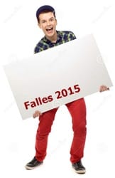 Cartel anunciador de Fallas