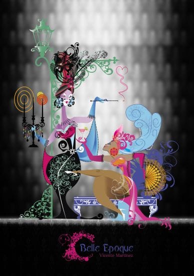 Boceto de la falla grande Santa María Micaela-Martín El Humano 2015