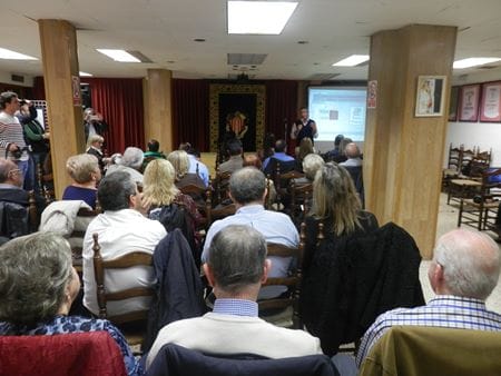 Inauguración de las jornadas culturales de la Falla Plaza del Pilar