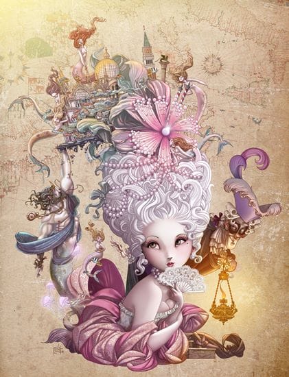 Boceto de la falla grande de Maestro Gozalbo-Conde de Altea 2015