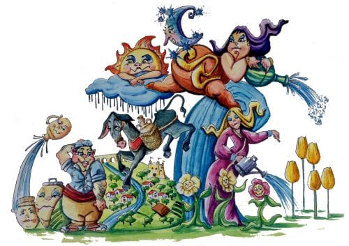 Boceto de la falla infantil de Sant Valerià (Torrent) 2015