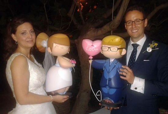 Ninots de la boda de Raúl y Águeda (Sergio Amar)