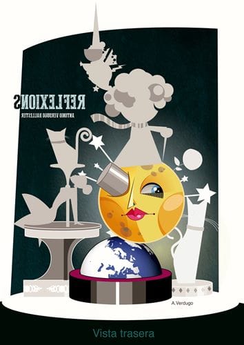 Boceto de la falla grande de Ángel del Alcázar-José Maestre 2015 (detrás)