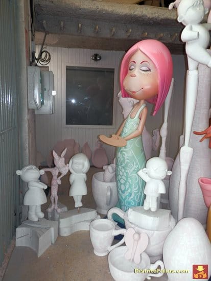 Falla infantil de Doctor Olóriz 2015 en el taller