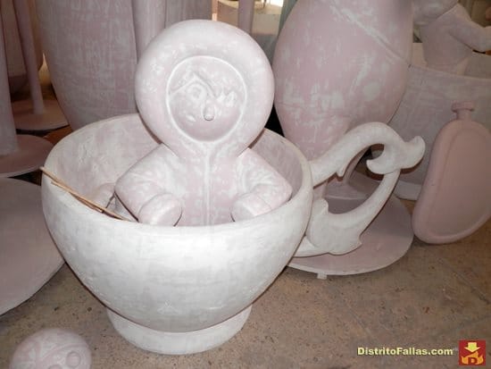 Falla infantil de Doctor Olóriz 2015 en el taller