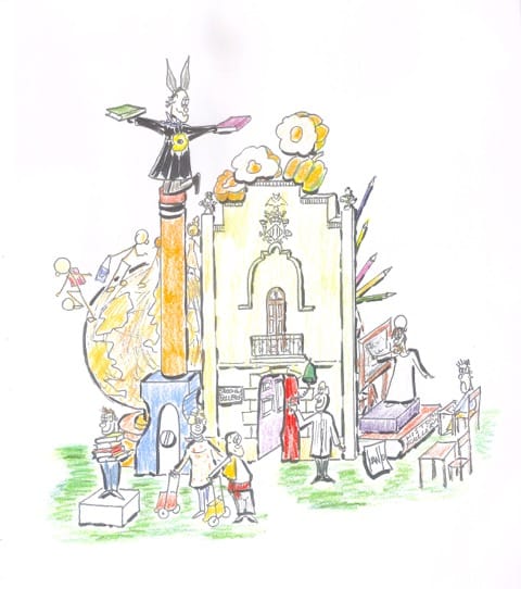 Boceto falla grande de Sanchís Bergón-Turia 2015