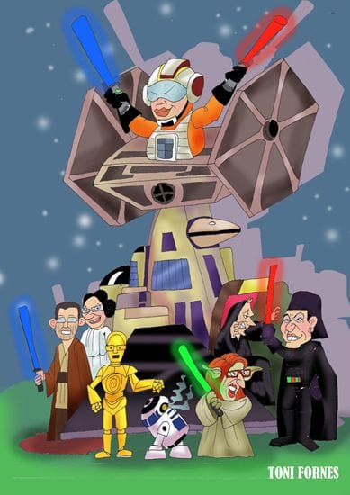 Boceto de la falla grande de Reis Catòlics (Silla) 2015