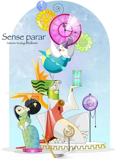 Boceto de la falla grande de San Isidro 2015