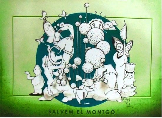 Boceto de la falla infantil de Campaments (Dénia) 2015