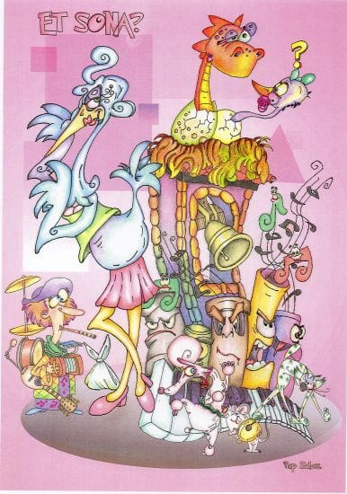 La Falla Pintor Jacomart presentó bocetos y falleras