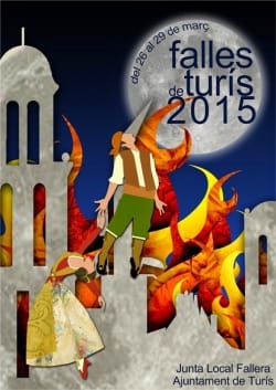 Cartel de la Fallas de Turís 2015