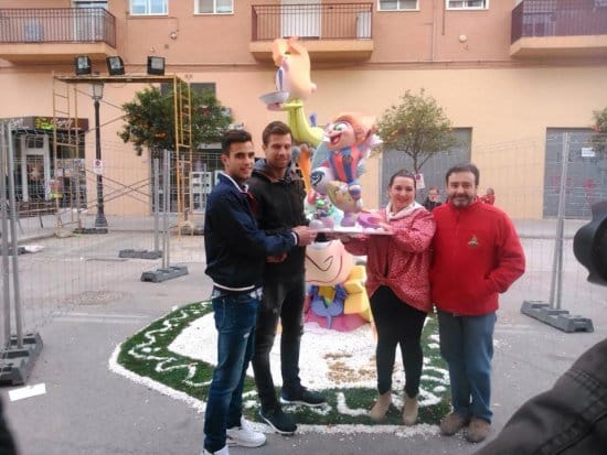 El Levante U.D. indultó un ninot de la Falla Pere Cabanes