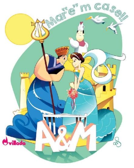 Boceto de la falla infantil de la Plaza del Pilar 2015