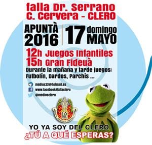 Apuntà Falla El Clero 2016