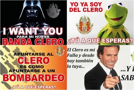 Apuntà de la Falla del Clero - Memes
