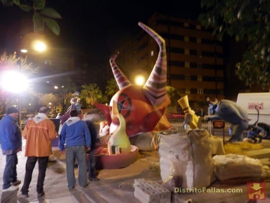 Plantà de la Falla García Morato-Yecla de 2013.