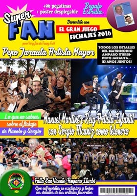 La Falla San Vicente-Amparo Iturbi, superfan de sus artistas 2016